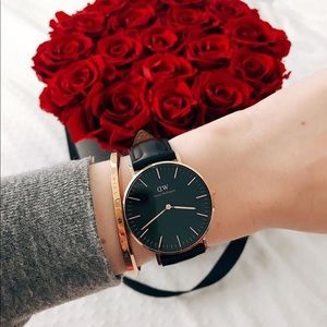 Daniel Wellington Classic Black / Rose Gold Watch